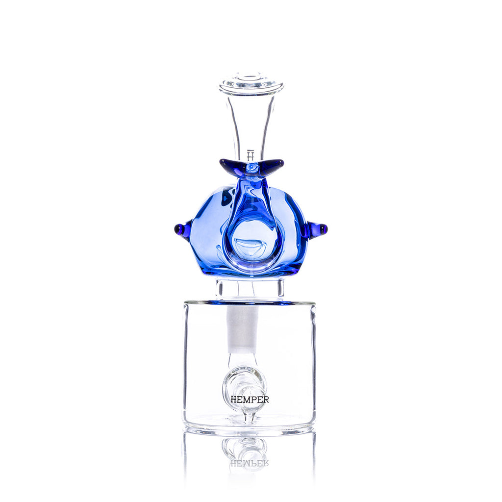 Hemper Blue Whale Glass Bong