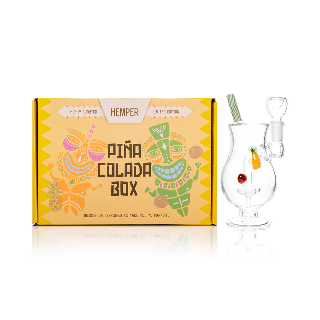 Hemper 6” Pina Colada Mini Bong 🍹