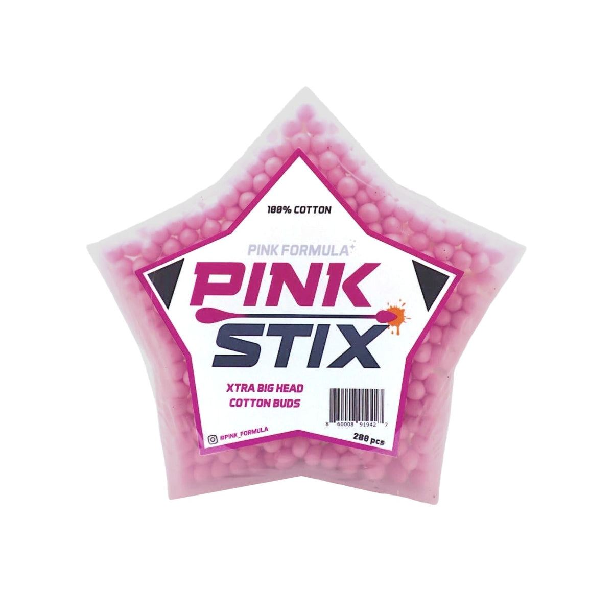 Pink Formula Pink Stix - XL Cotton Heads - 280ct Pack