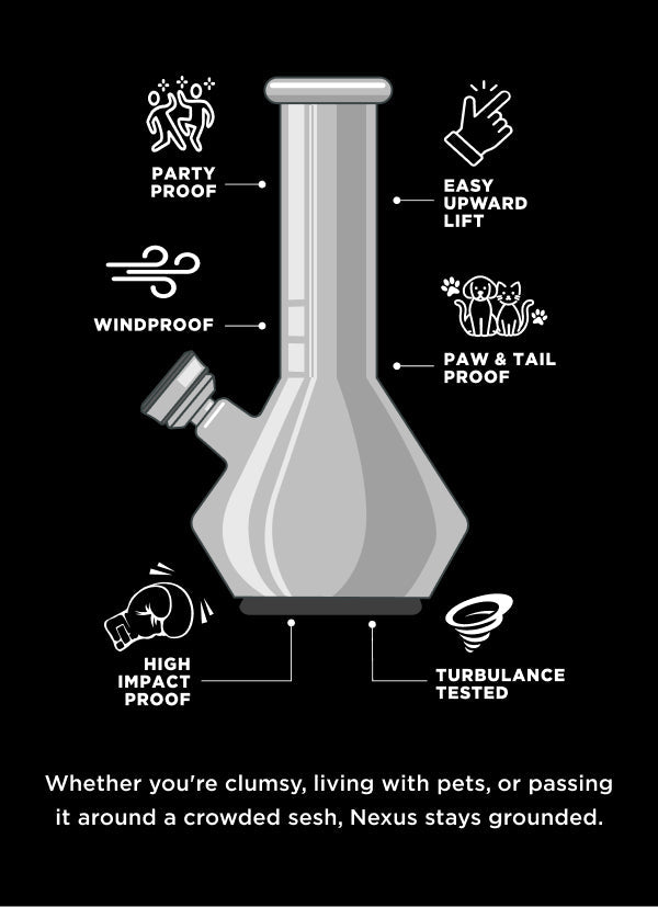 Indestructible Nexus Bong Graphic