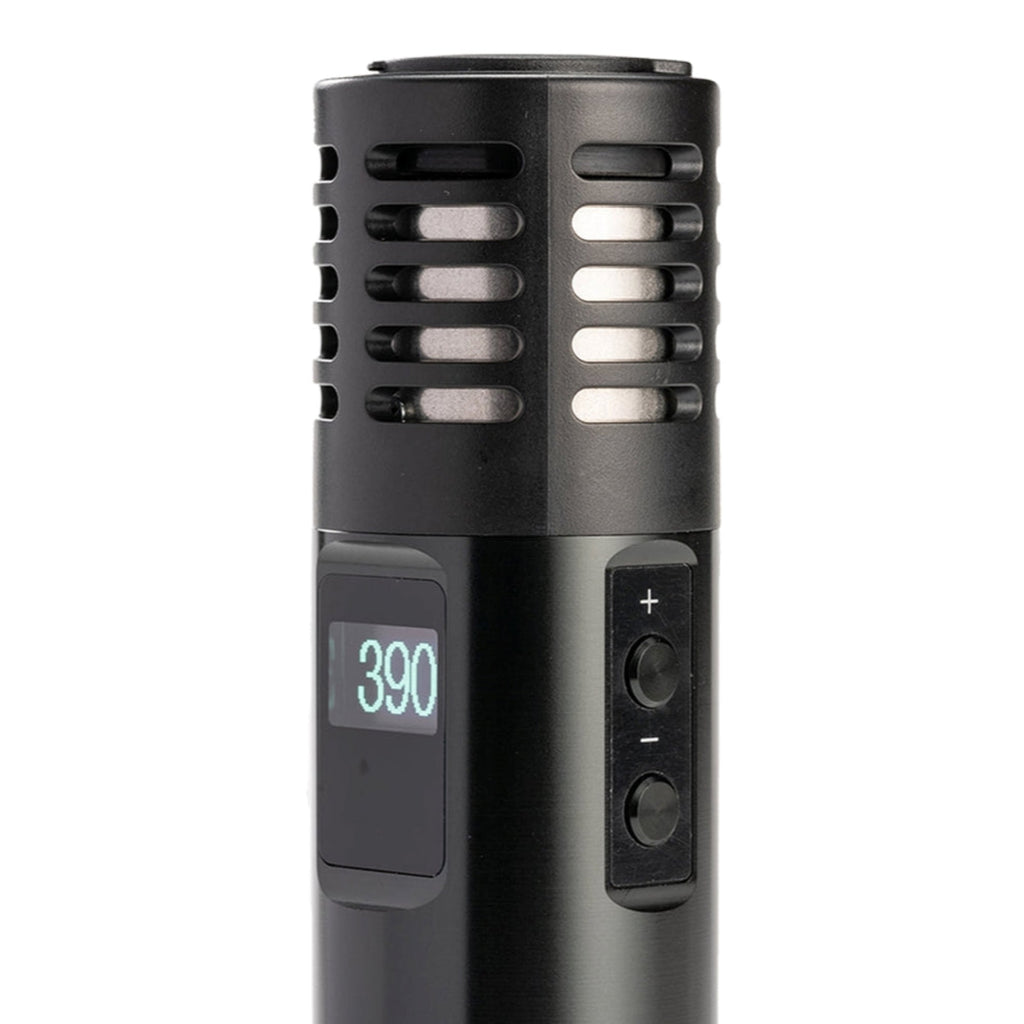 a black lighter with a digital clock on it