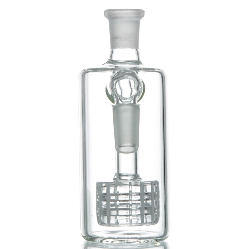 CaliConnected Clear Glass Matrix Perc Ashcatcher