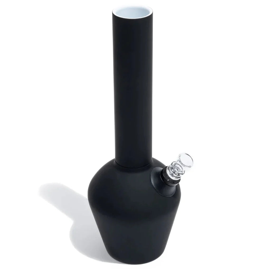Chill Steel Pipes Rubberized Black Beaker Bong