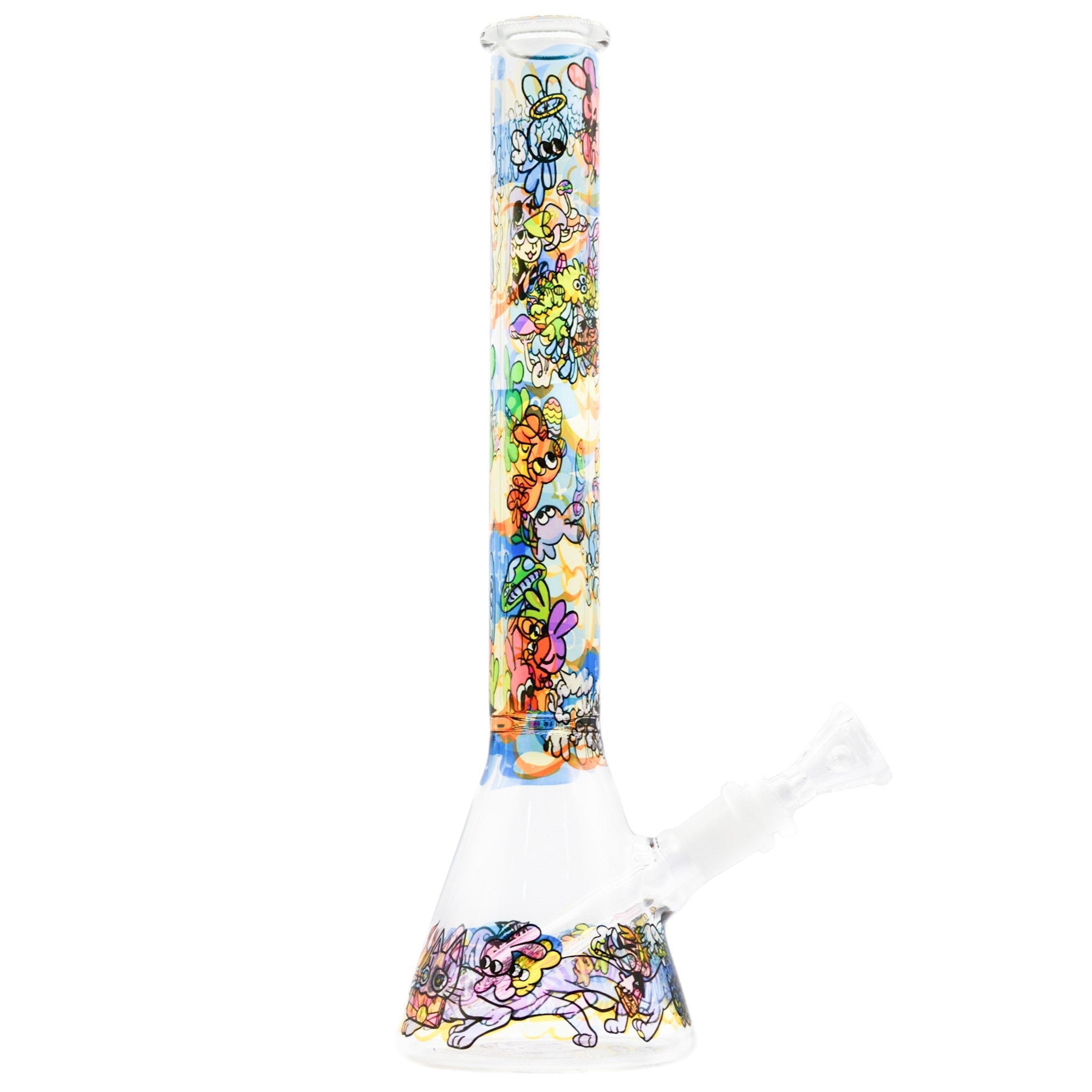 Cirrus Glass Fortune Beaker Bong