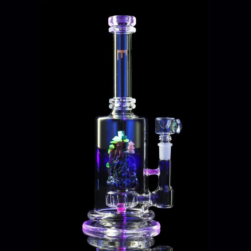 Empire Glassworks 12” Bioluminescent Bonsai Bong 🌳