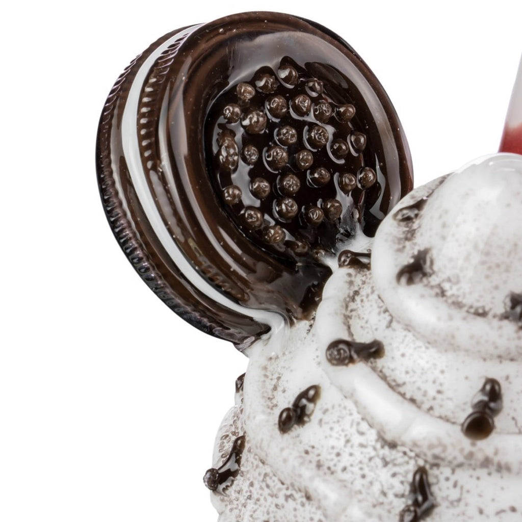 Empire Glassworks "Chocolate Cookie Sundae Float" Water Pipe 🍨 