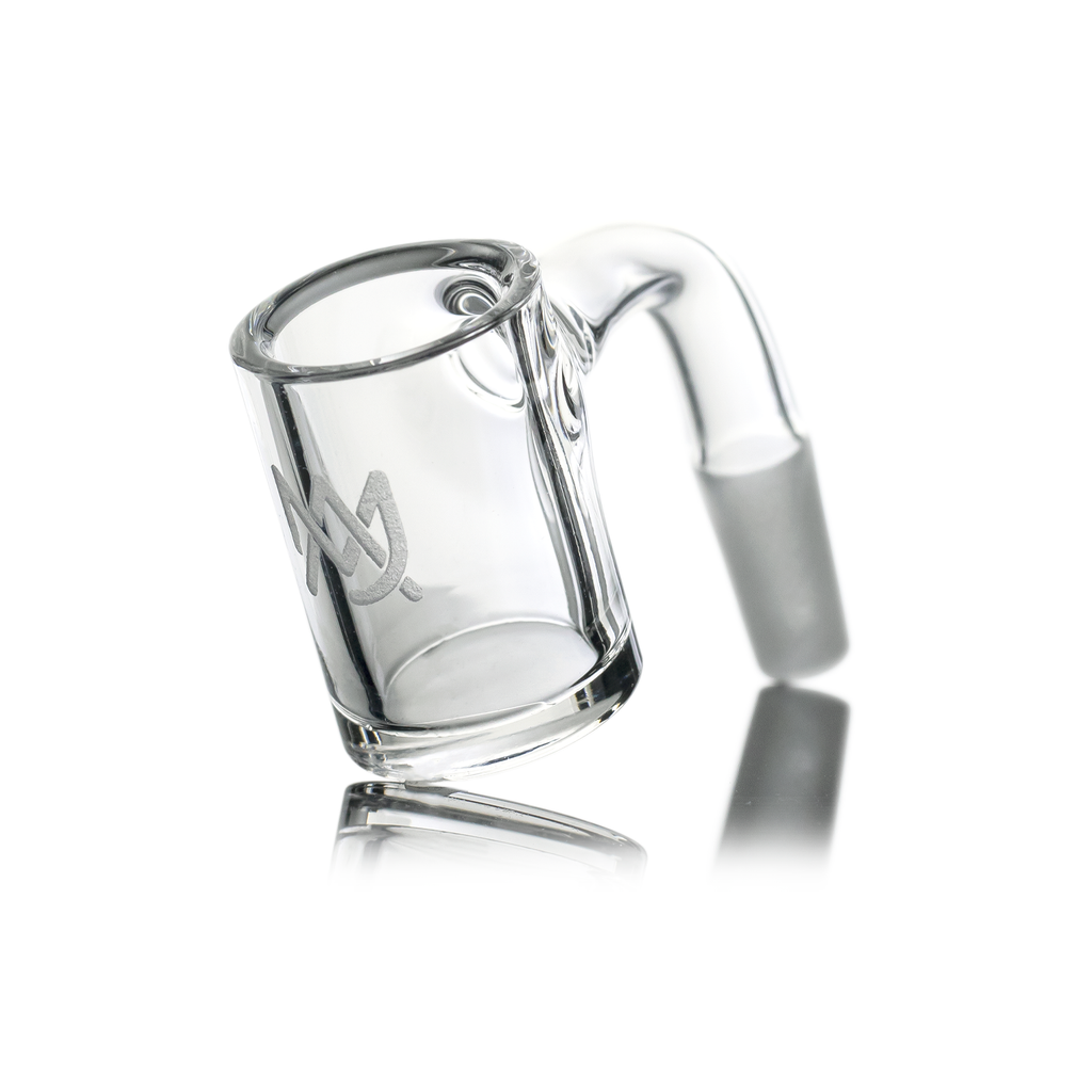 MJ Arsenal Premium Full Weld Clear Quartz Banger (10mm, 90°)