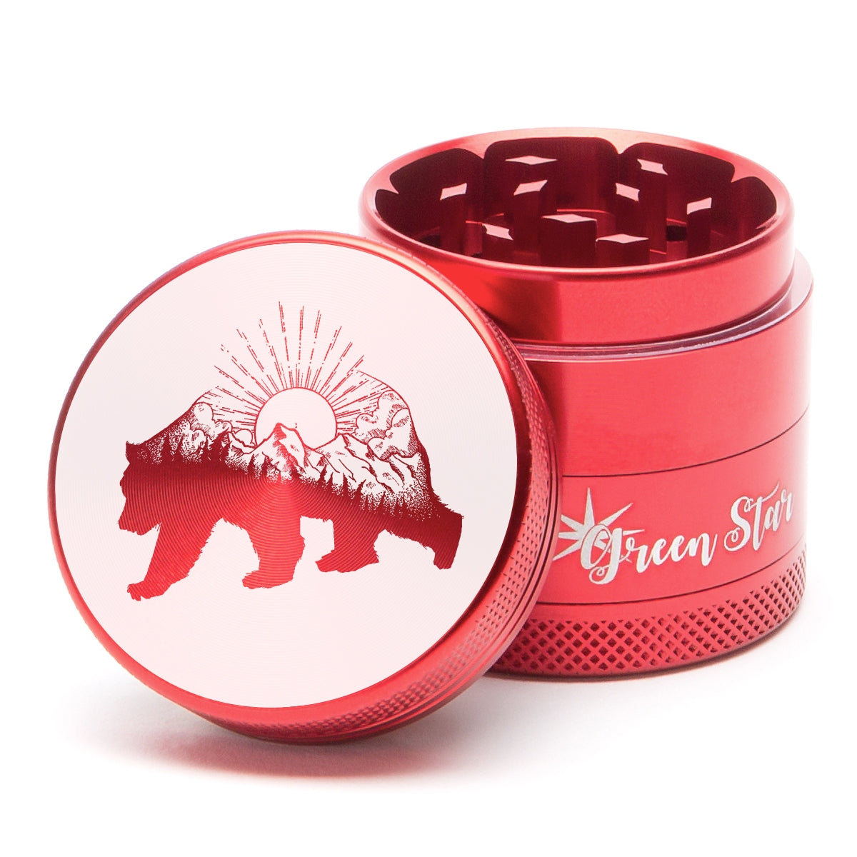 Green Star Medium 4-Piece Grinder