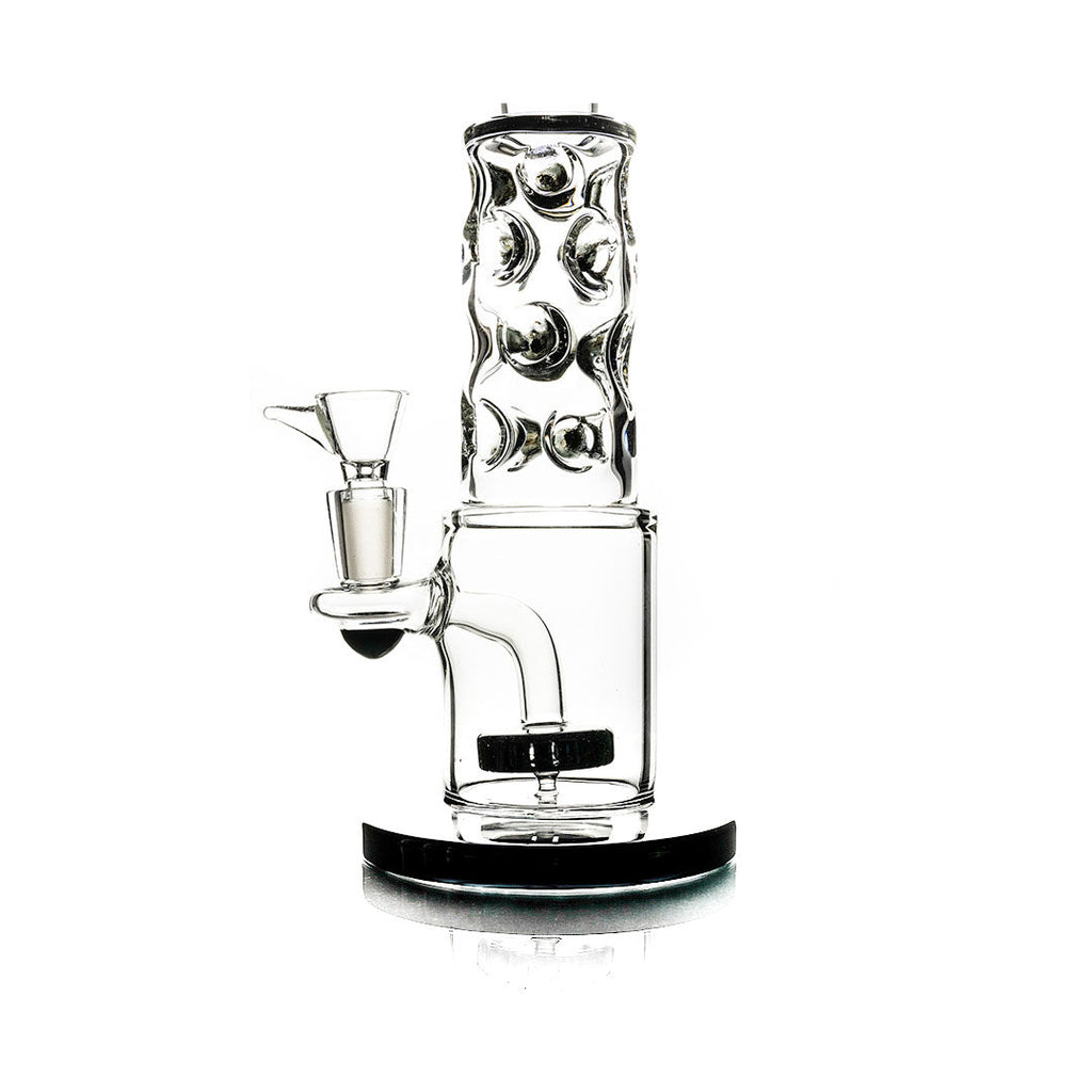 Straight Neck Bubble Bong 12"