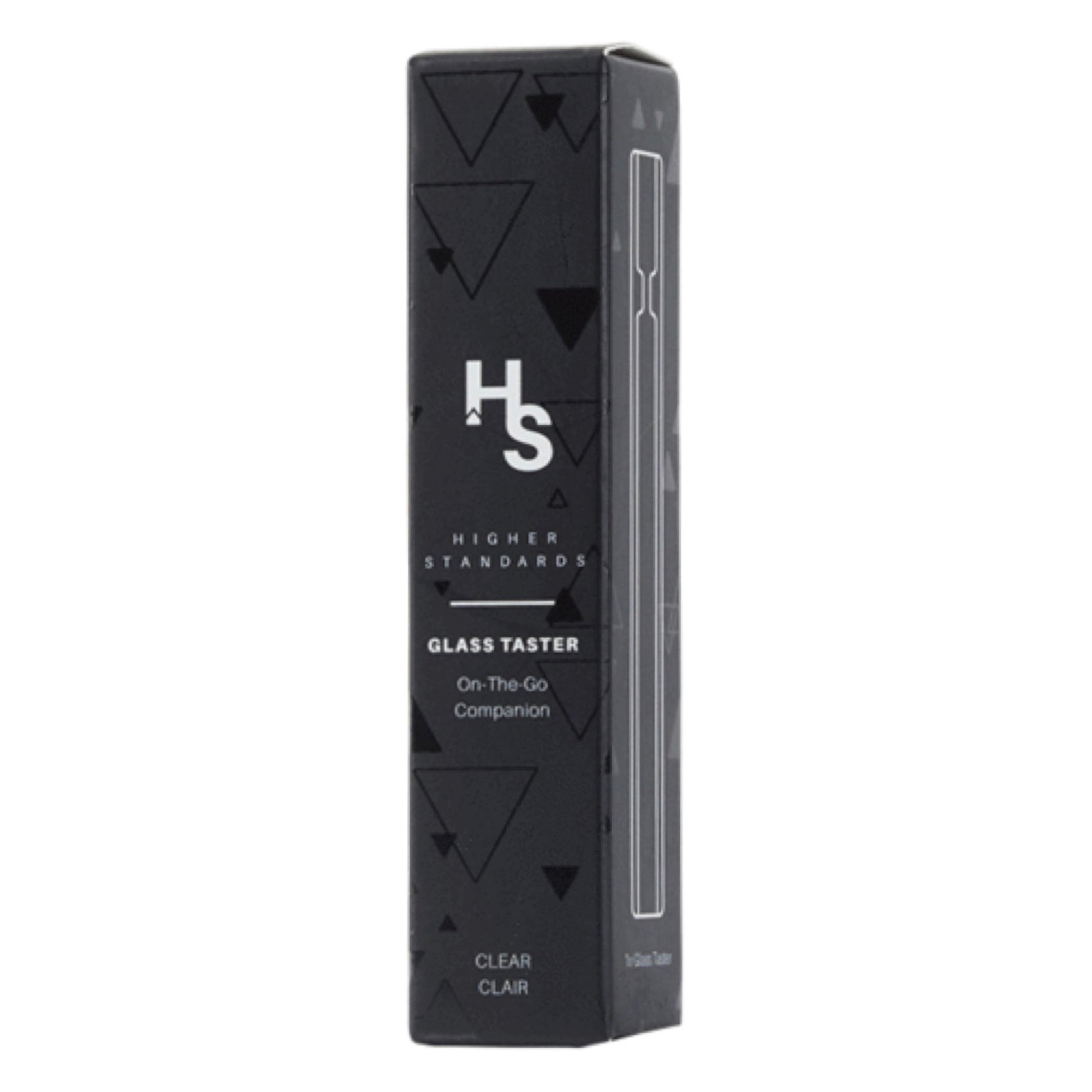 Higher Standards Clear Glass Taster Pipe