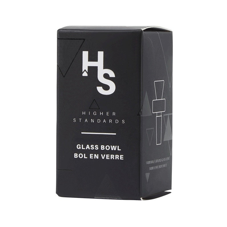 Higher Standards Glass Bowl Piece - 14mm Male