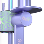 Khalifa x Stündenglass Gravity Pipe - Violet Sky / Mints Logo