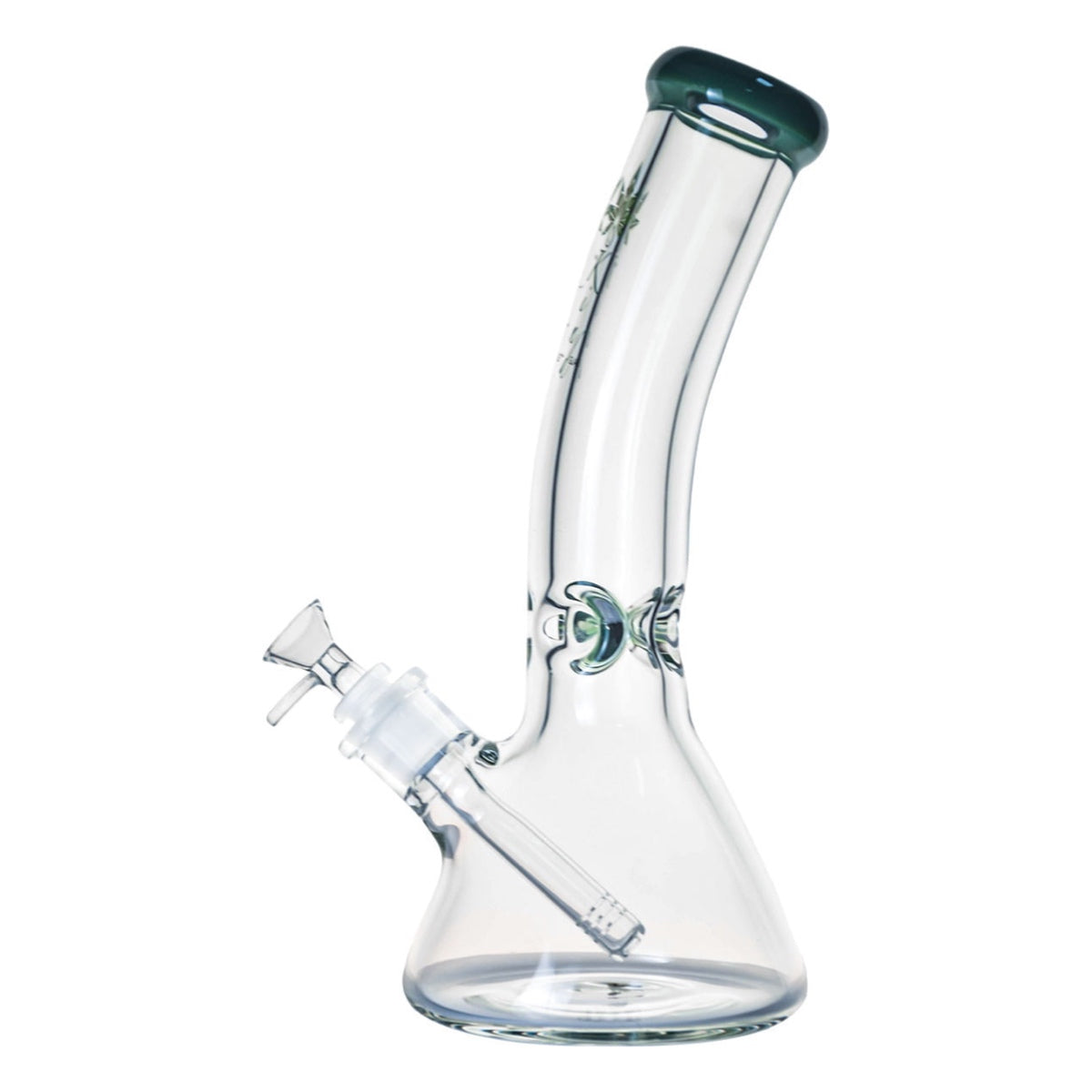 12 inch Thick Glass Bent Neck Beaker Bong