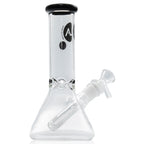 LA Pipes 8” Color Accented Mini Beaker Bong