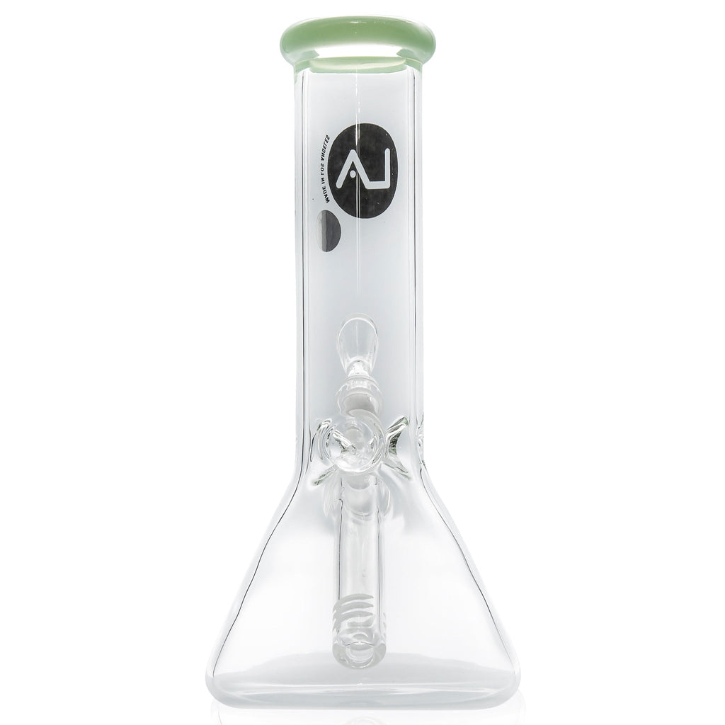 LA Pipes 8” Color Accented Mini Beaker Bong