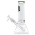 LA Pipes 8” Color Accented Mini Beaker Bong