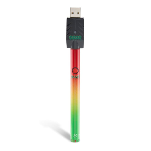 Ooze Slim Twist Vape Pen Battery 2.0 Rasta