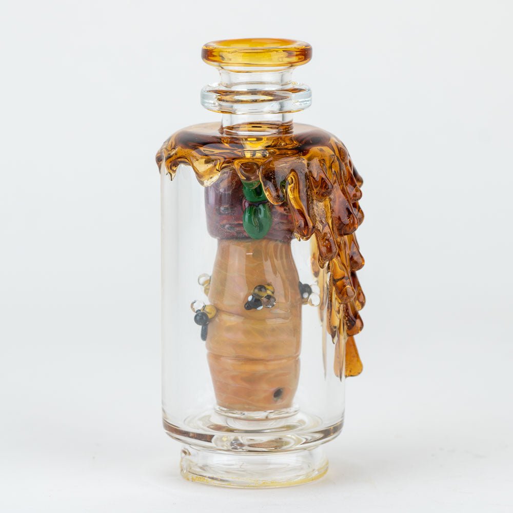 Empire Honey Bees Puffco Peak Glass Attachment Side 2