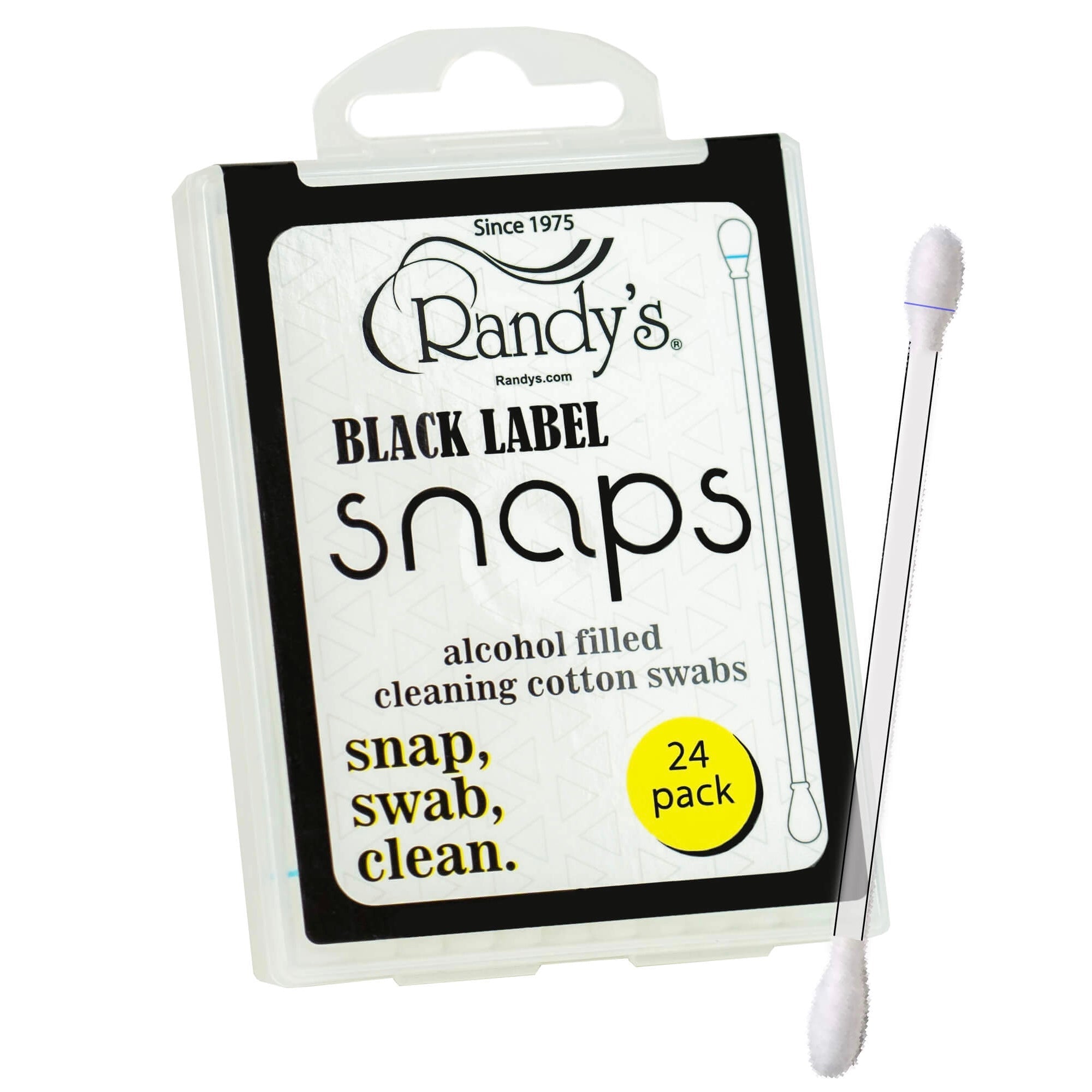 Randy’s Black Label Snaps - Alcohol Filled Cotton Swabs