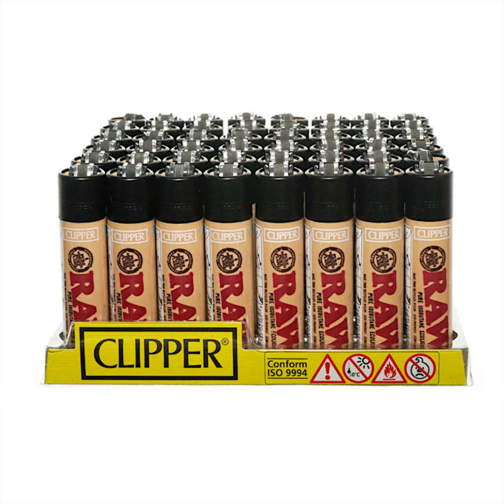 Raw® Refillable Clipper Lighter w. Integrated Poker 🔥