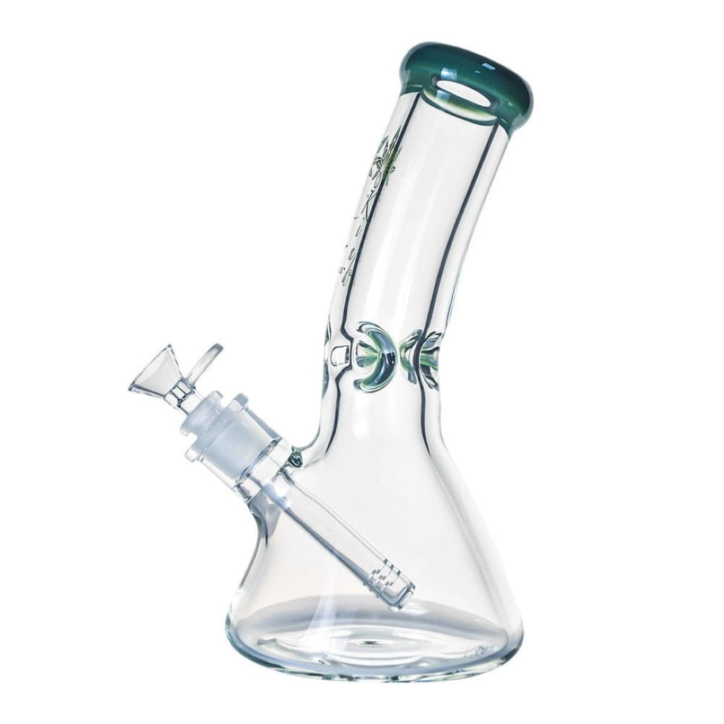 10 inch Thick Glass Bent Neck Beaker Bong