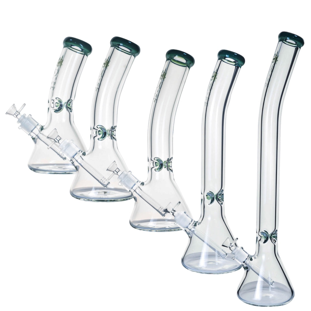 Thick Glass Bent Neck Beaker Bongs