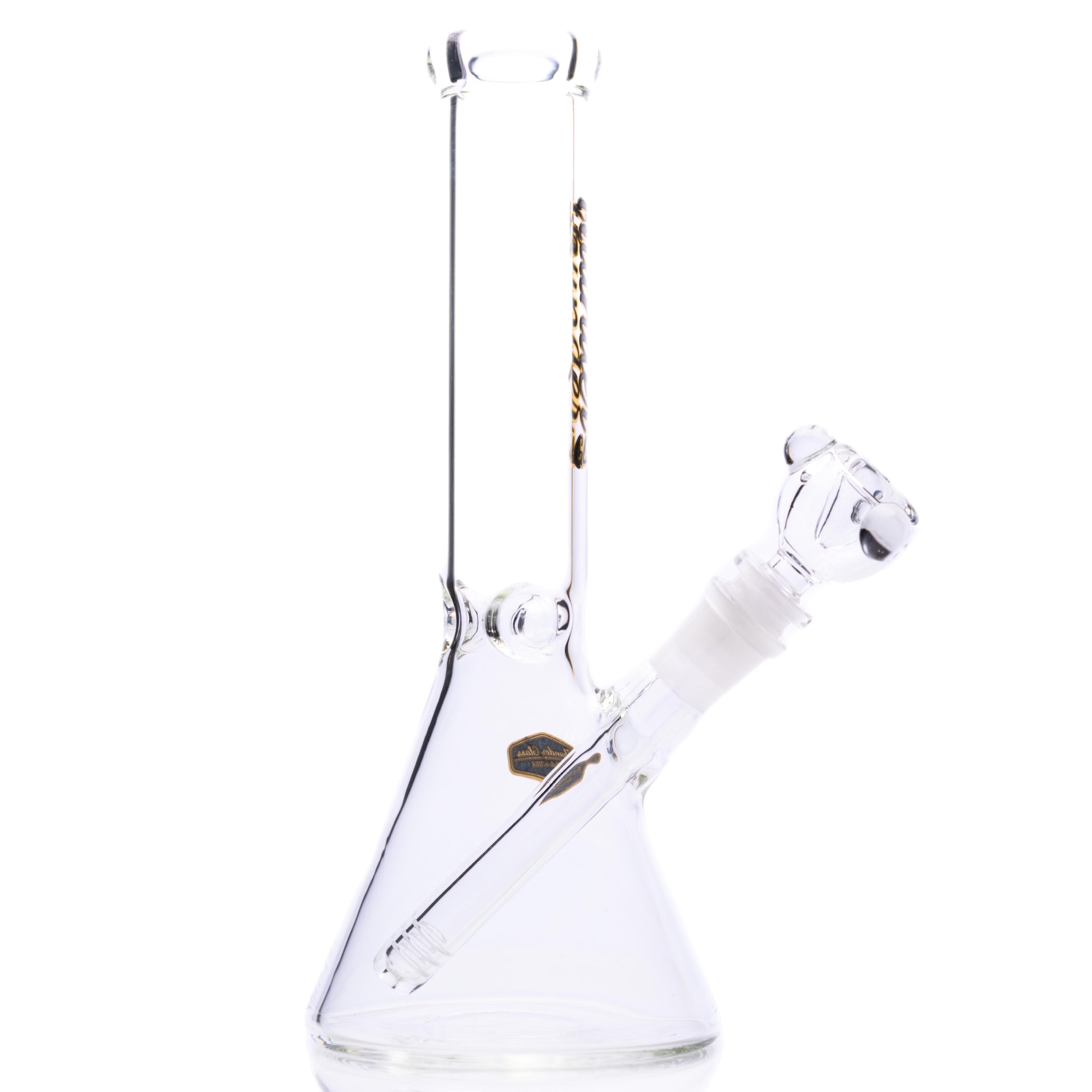 Thunder Glass Small Beaker Bong Left Side