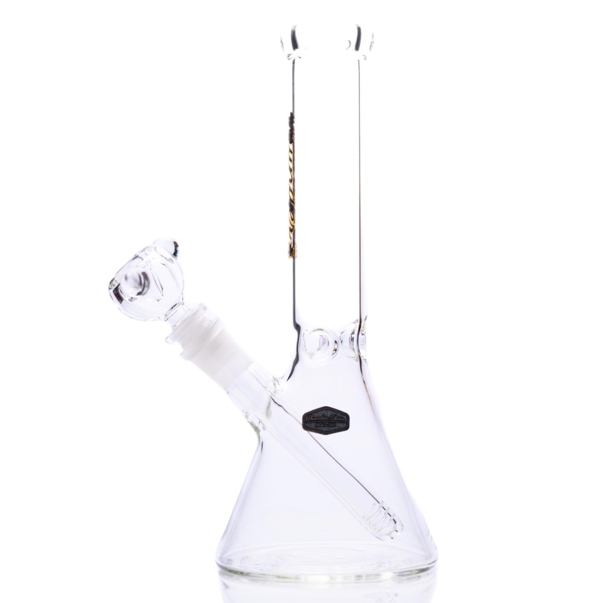 Thunder Glass Small Beaker Bong Side