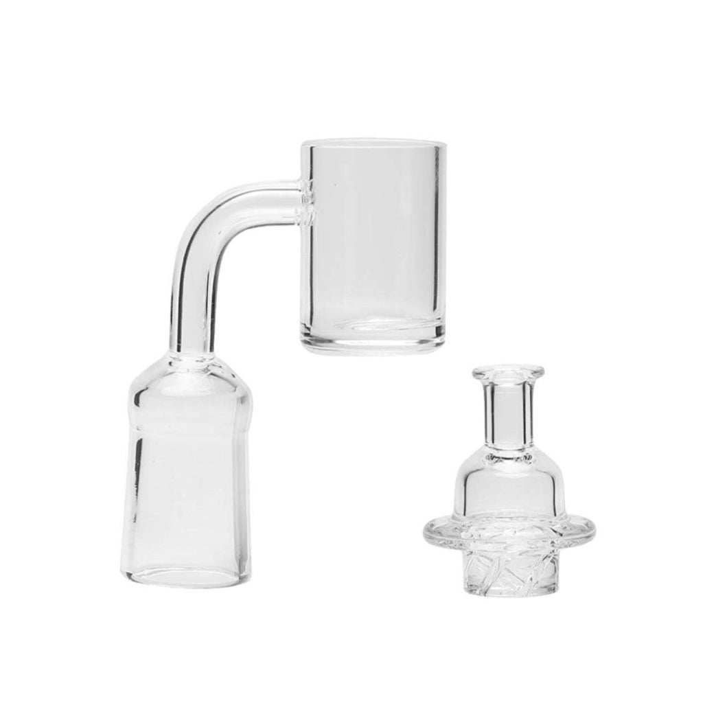 XL Flat Top Quartz Banger Nail w. UV Terp Pearls