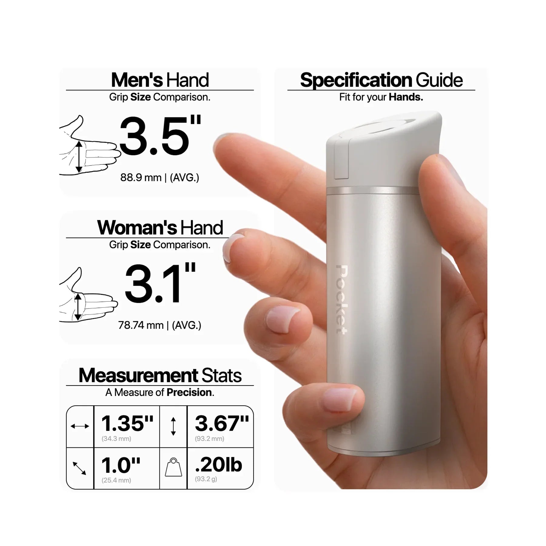 Yocan Pocket Vape Size