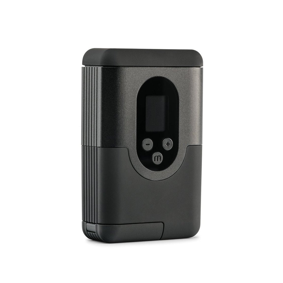 an electronic device is shown on a white background
