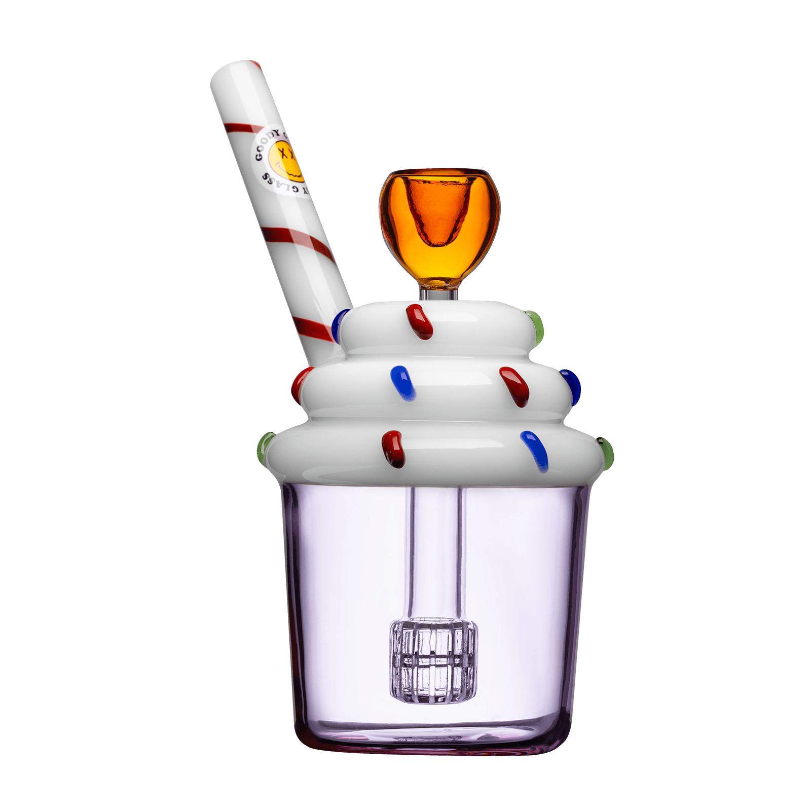 Goody Glass Cupcake Sprinkle Bubbler