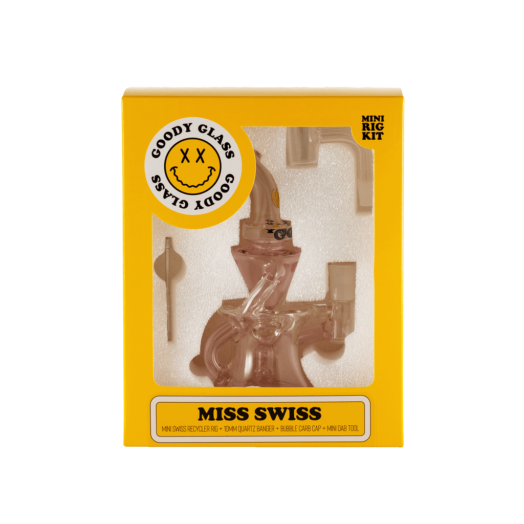 Goody Glass Miss Swiss Recycler Dab Rig