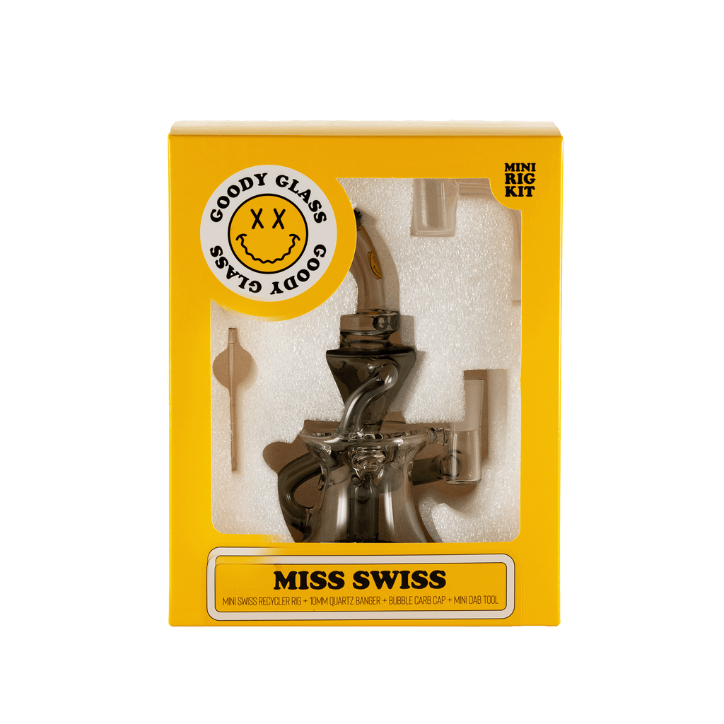 Goody Glass Miss Swiss Recycler Dab Rig