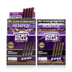 Pre-Rolled Mini Size Glass Tipped Hemp Rolls | 4PK Display