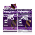 Pre-Rolled Mini Size Paper Tip Hemp Cones | 4PK Display