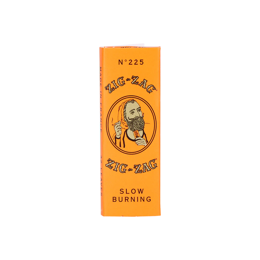Zig Zag Orange 1.25” Rolling Papers | 24pc Display